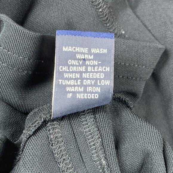 GAP Womens Medium Long Black Straight PolyRayon Sleeveless V Neck Maxi Dress - Picture 6 of 6